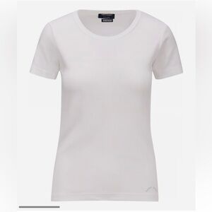 Saint James White Short-Sleeve Crew Neck Tee